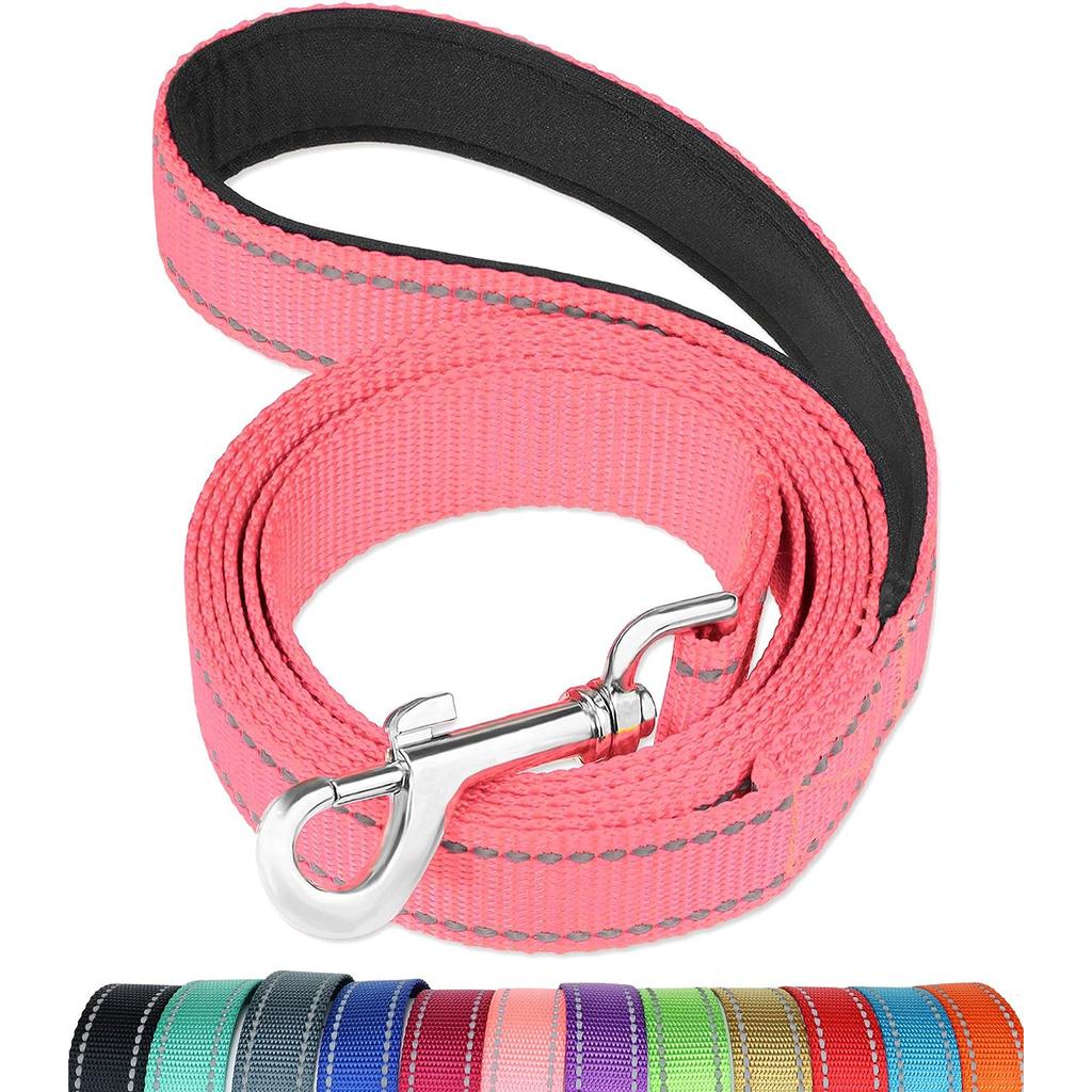 Reflective Dog Leash - Soft Padded Handle for Comfortable Training and Walking - Ideal for Medium and Small Dogs - High Visibili