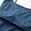 Summer Women with Bra Pads Inside The Poly Poly Thickening Show Bust Large Bra One Halter Vest