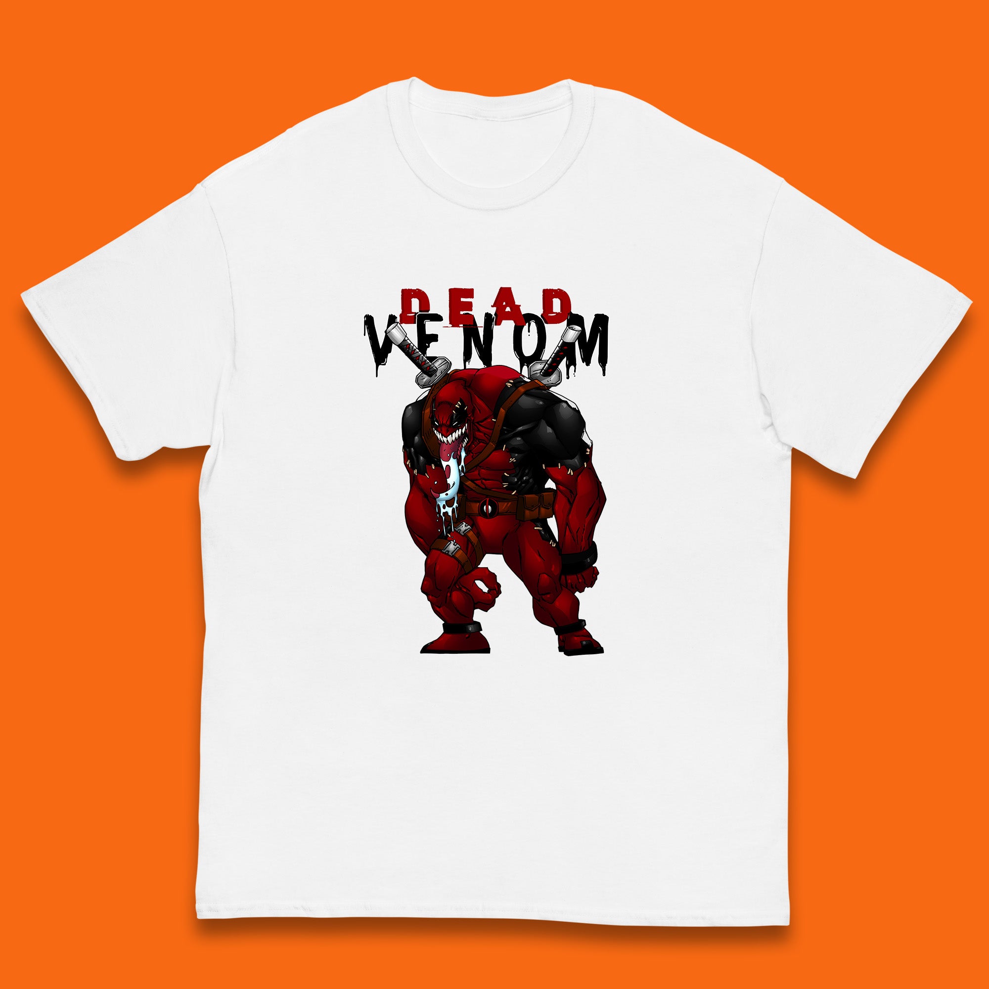 Marvel Contest Of Champions Venompool Marvel Comics Superhero Deadpool Marvel Universe Character Dead Venom Kids T Shirt 130