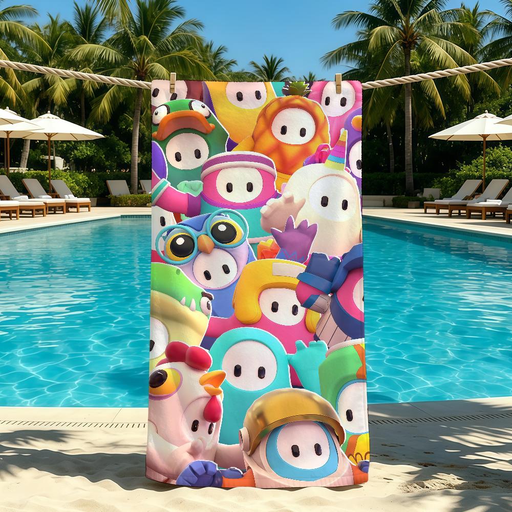 F-Fall Game G-Guys Towel For Outdoor Camping Beach Towel Super Absorbent Quick-Drying Summer Towel