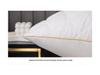 Pure Color Pillow - White Medium-Low Support Pillow for Dorms & Couples