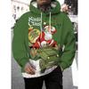 Autumn and Winter Men's 3D Christmas Animal Printed Hooded Hoodies & Sweatshirts (men’s)