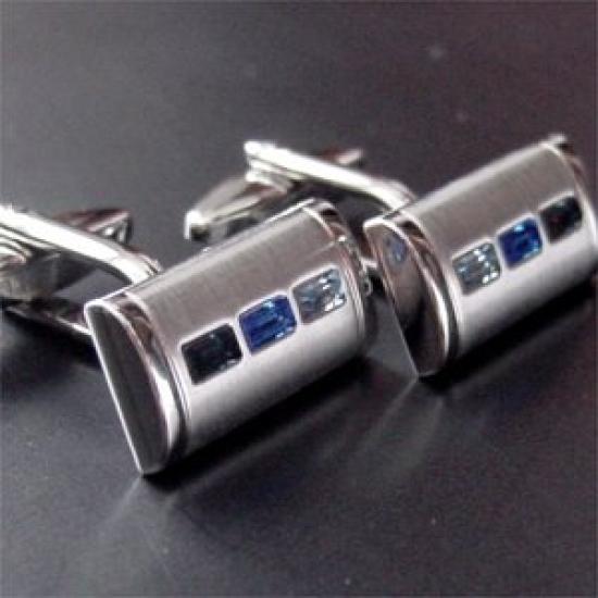 Kamakura Cufflinks Workshop Blue Gradient Cufflinks Ed074 (Cufflinks)