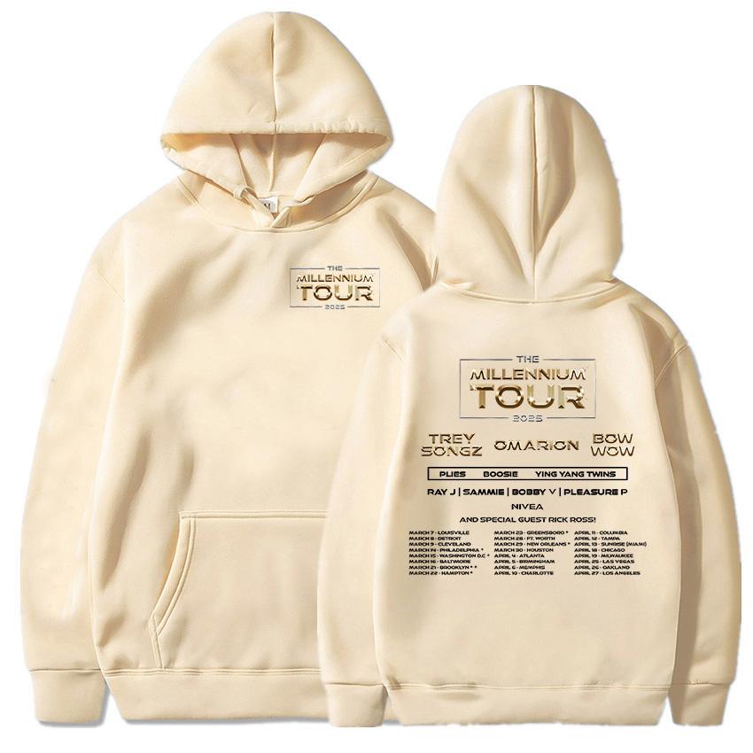 The Millennium Tour 2025 Graphic Hoodies Funko Pop Fashion Sweatshirt for Autumn/Winter Vintage Clothing Moletom Women Pullovers