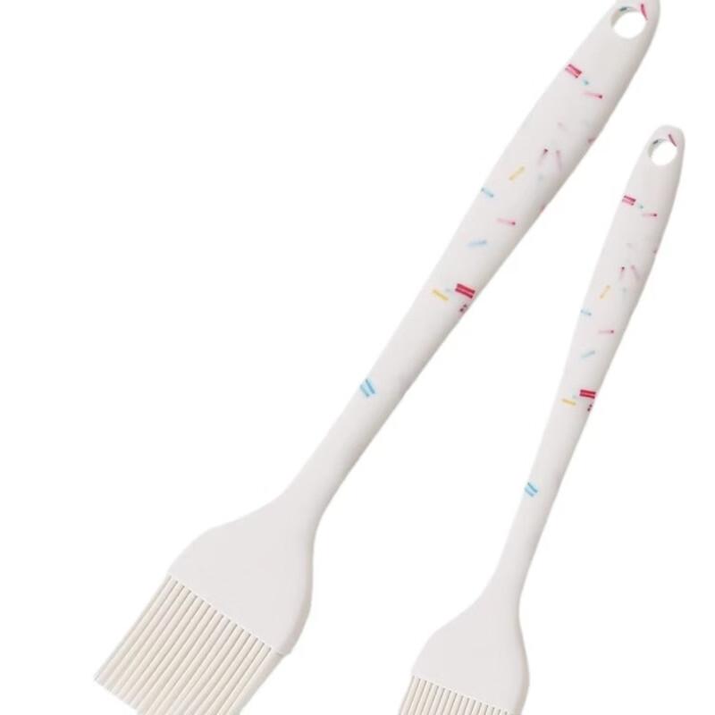 Premium Baby-Grade Silicone Oil Brush 2-Piece Set