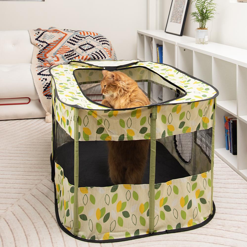 Cat's House Cat Bed Dog House Indoor Pet for Beds Cats Folding Kitten Tent Rabbit Space To Take Care of Pets Basket