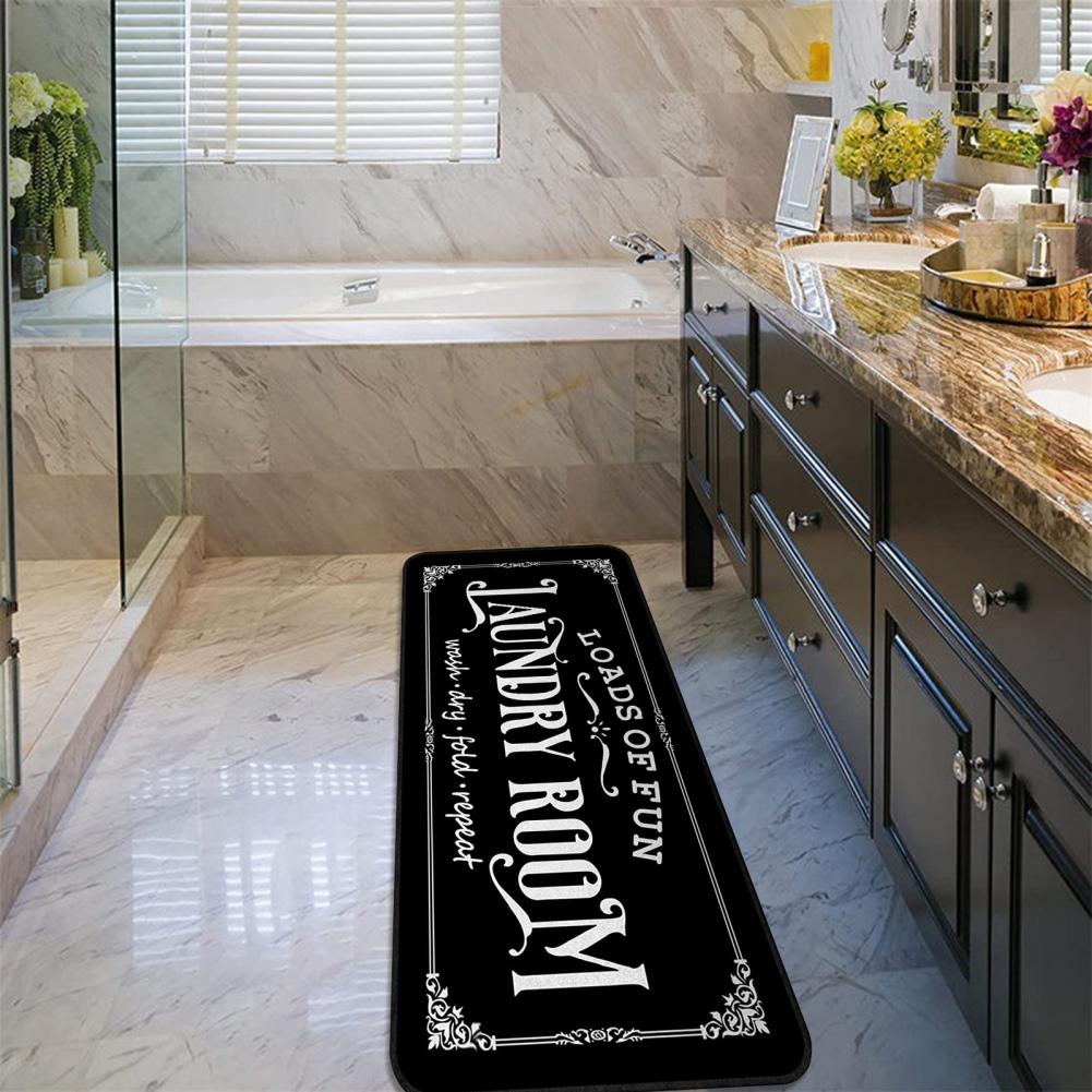 50*120cm Laundry Room Carpet Kitchen Rug Anti-slip Balcony Mats Non-Slip Carpets for Living Room Door Floor Mat Entrance Home Decor