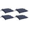 Chair Cushions 4 Pcs Navy Blue 50x50x7 Cm Oxford Fabric