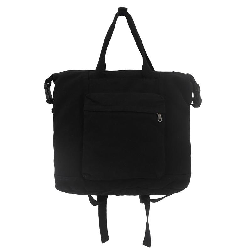 Harajuku Daily Commuter Student School Bag Leisure Sports Wind Large Capacity Locomotive Backpack чёрный