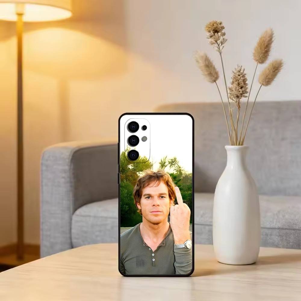 Movie D-Dexter M-Morgan Phone Case Black Silicone Soft For Samsung S25,S24,S21,S22,S23,S30,Ultra,S20,Plus,Fe,Lite