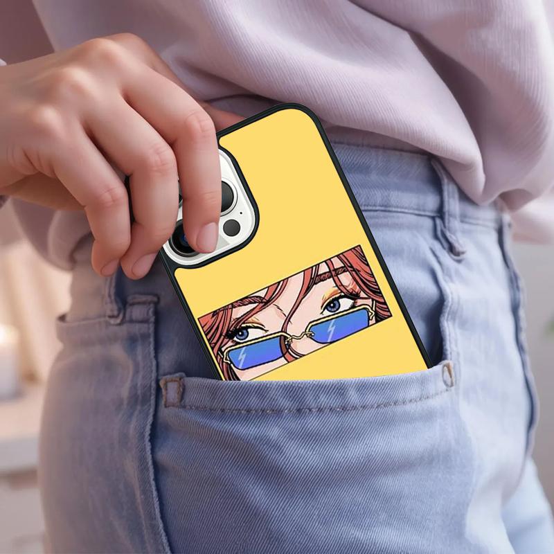 Pop art Anime Girl Aesthetic Phone Case For iPhone 17 Air 15 16e 14 13 Pro Max Coque 12 11 Pro Max PLUS cover