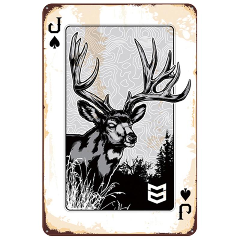 Deer Plaque Metal Vintage Tin Sign Metal Poster Pin Up Shabby Home Decor Signs Bar Cafe Resaurant Decoration Iron Painting