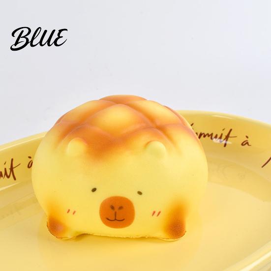 Fake Food Stress Reliever Simulated Toy Slow Rebound Bread Design Relief Kids Realistic Texture Color Soft Silicone Decompression Desktop Ornament