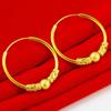 Orecchini da donna in oro 18 carati, eleganti orecchini tridimensionali a forma di fenice in oro AU750 e