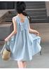 Fashionable Summer Girls' Princess Dress with Bow