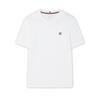 Fila Modern Heritage Series Fashion Versatile Solid Color Pullover Round Neck Printed Short Sleeve T-Shirt Men Tops White F11M421116FWT
