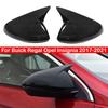 For Buick Regal Opel Ignia 2017- Car Rearview Side Mirror Cover Wing Cap Sticker Exterior Door Case Trim Carbon Fiber