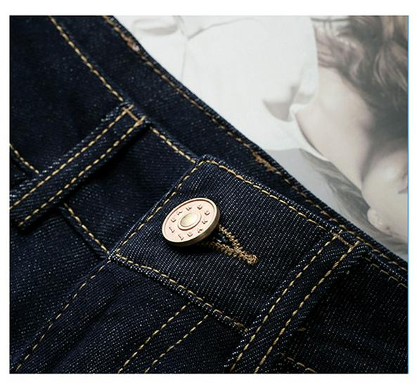 Korean Retro Striped Patchwork Loose Jeans for Spring & Autumn 2025