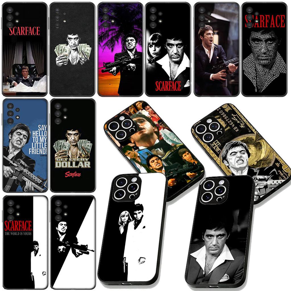Scarfaces Al Pacino Tony Montana Cover for Samsung Galaxy A06 A05 A14 A50 A51 A52 A12 A13 A23 A70 A07 A25 A26 A72 A56 Phone Case