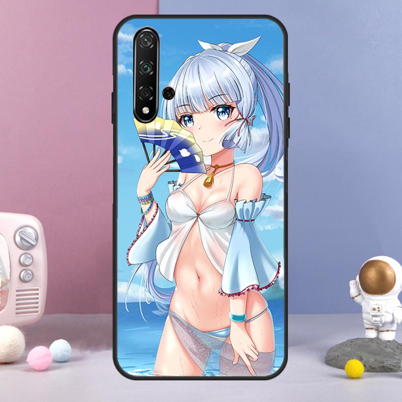 Genshin Impact Kamisato Ayaka For Huawei Nova 5T 9 10 SE 7i 8i 11i 12i Y73 Y90 Y70 Y72 Y61 Y91 Y60 P20 P30 P40 Lite Case