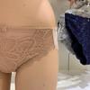 Barbara Flower Lace Hem Panty Abp4241b Sk  Bk