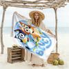 Bluey Bingo Hug Beach Towel Soft Durable Quick-Dry Comfortable Lightweight Portable for Swimming,Beach,Camping, Travel, Beach Accessories,Gym