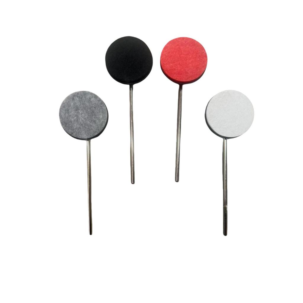 Drum Kit Pedal Accessories: Single/Double Bass Pedal with Mallet and Felt Hammer Head