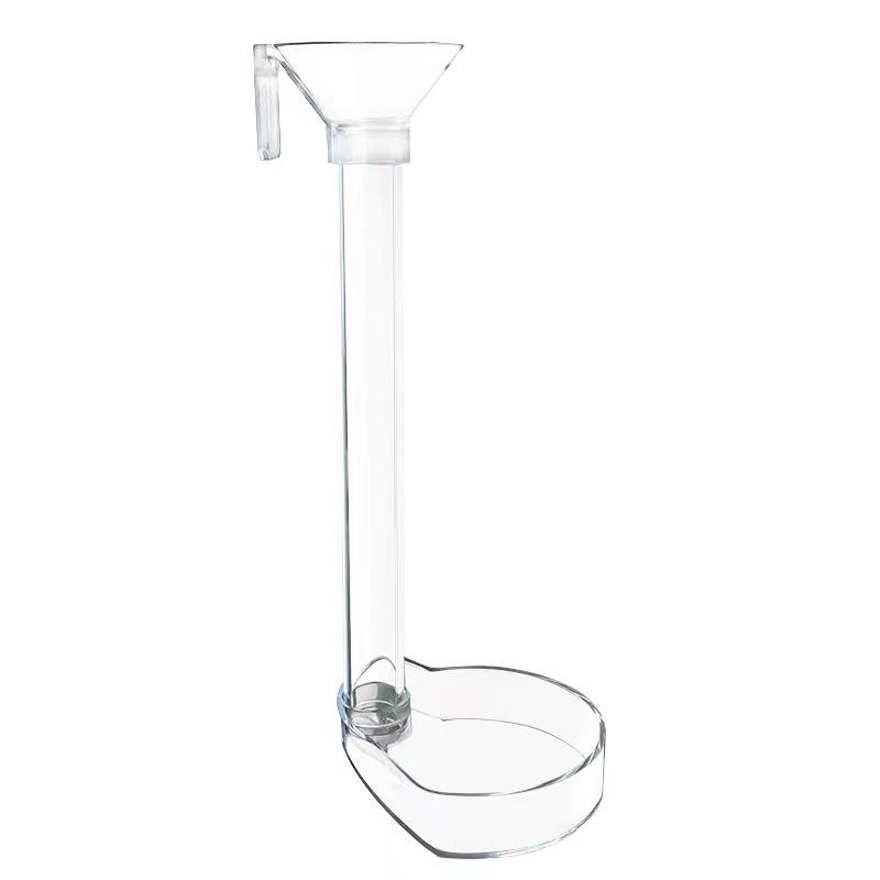 

Acrylic Aquarium Fish Feeder Transparent Tube Multifunctional Large Capacity Fish Tank Food Dispenser For Aquarium Tank Shrimp