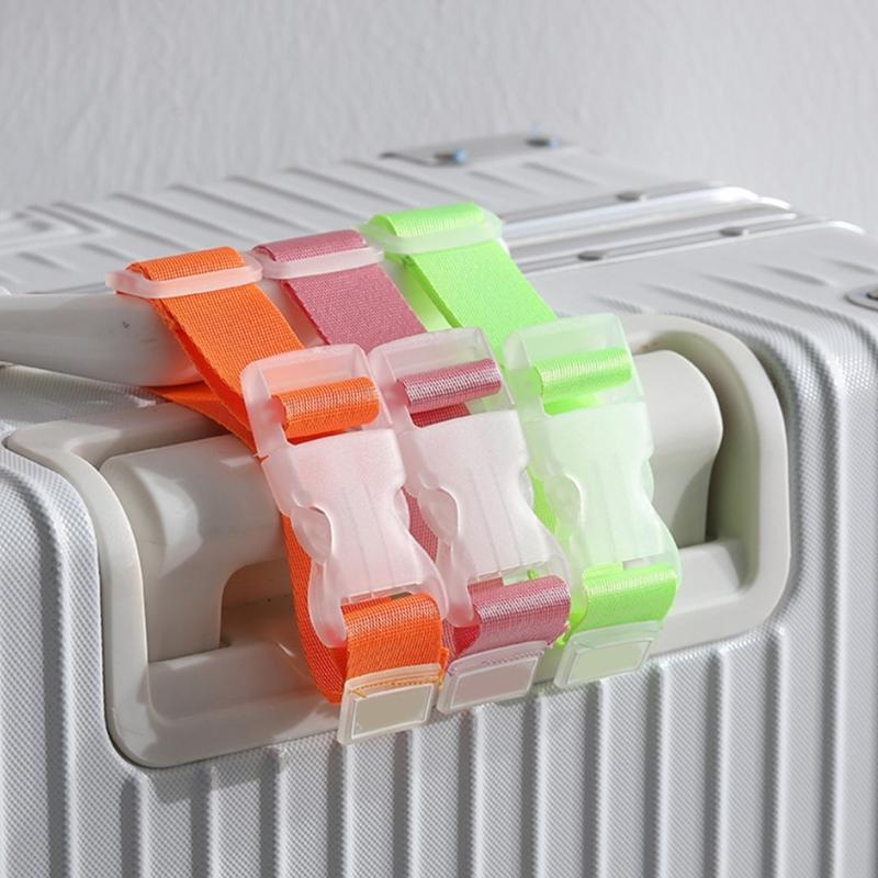 Nylon Suitcase Strap for Secure Attachments Adjustable Luggage Strap for Multiple Use In Daily and Outdoor Travel 10PCS