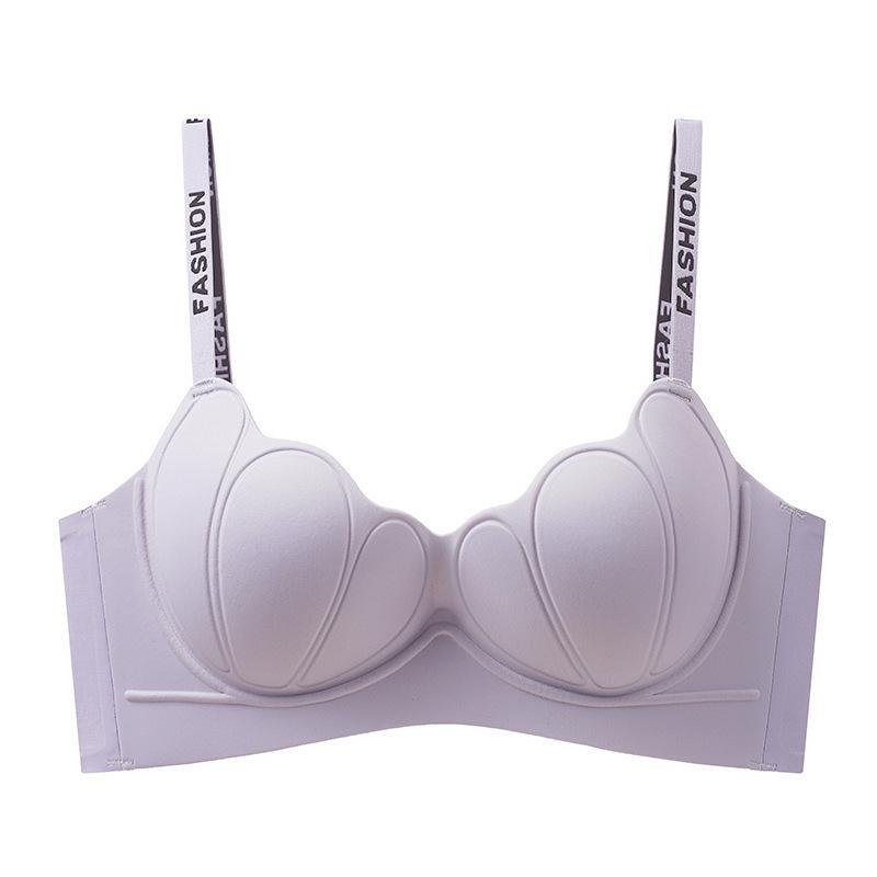 Beautiful Back Push-Up Bra: Lift and Support for Small Chests - Seamless, Wireless, Soft, and Cartoon-Style Design