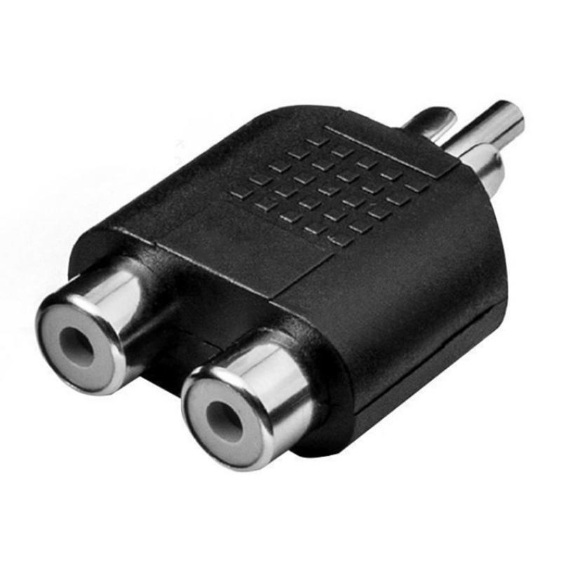 3.5mm Male To Female 2RCA Auditory Connector Computer TV 3.5 6.5 Plug Female Auditory Adapter