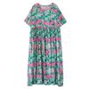 Summer Short Sleeved Round Neck Printed Dress