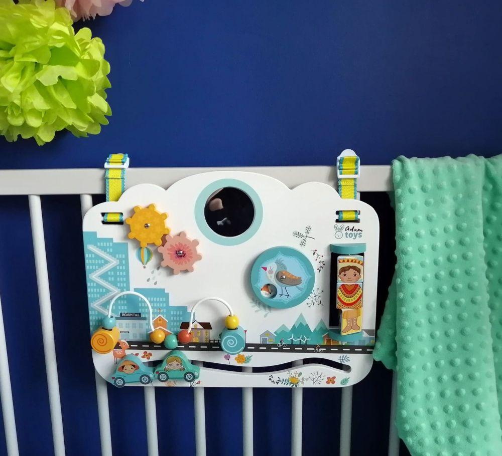 ADAM TOYS ACTIVITY BOARD FOR TODDLERS