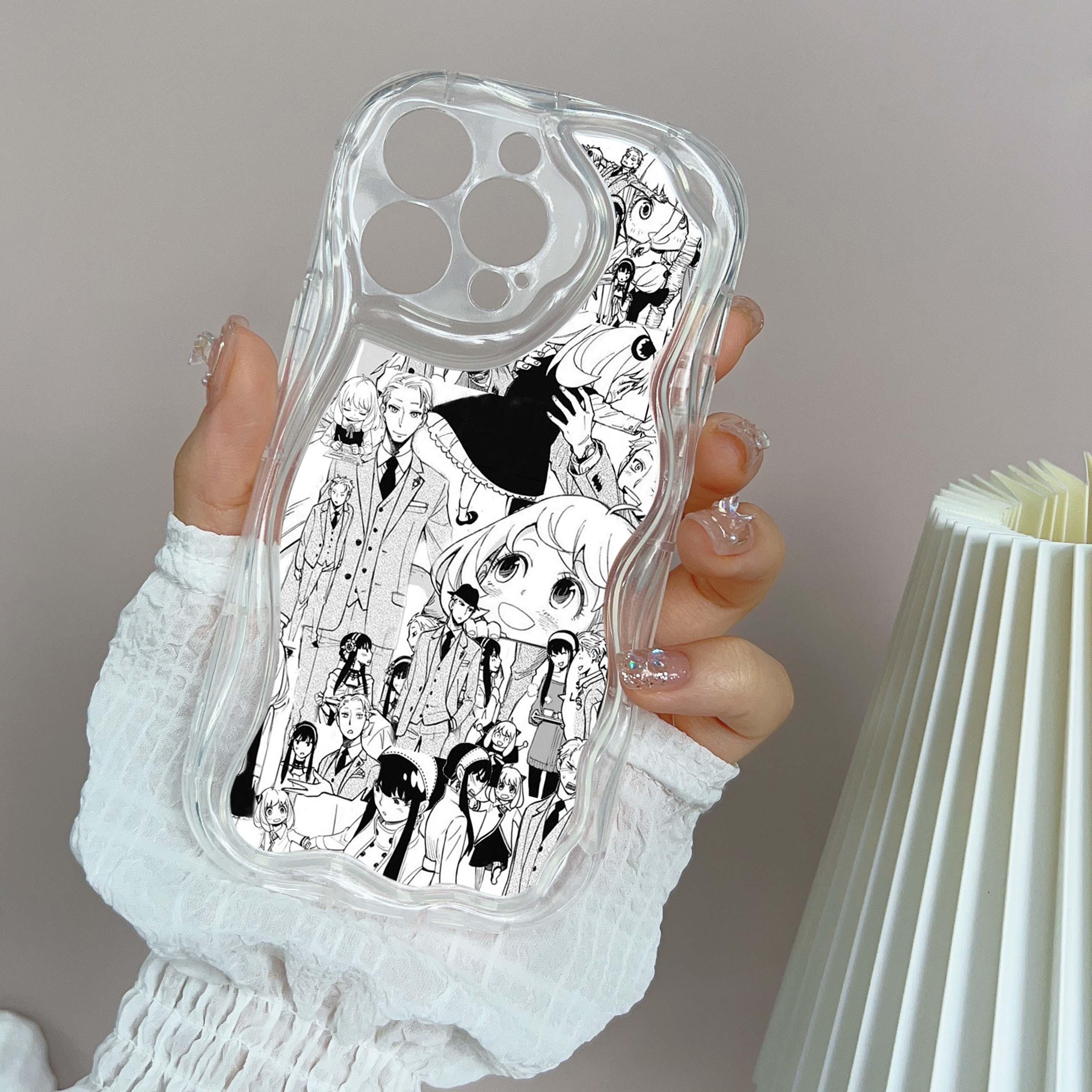 

Чехлы для телефонов Ae98 SPY×FAMILY Anime Art, защитные чехлы для Apple iPhone 16, 15, 14, 13 Pro Max, 11, 12 mini XR, 7, 8, 6s Plus, XS Max SE, задняя крышка Wave TPU for iPhone 16 Pro Max