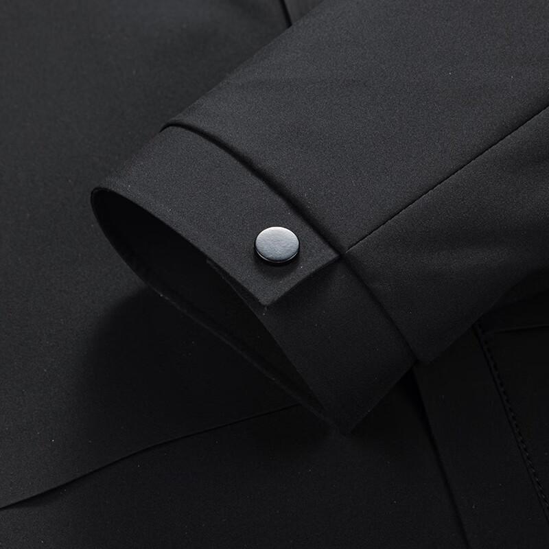 Qiao Wo Men's Waterproof Casual Hooded Jacket