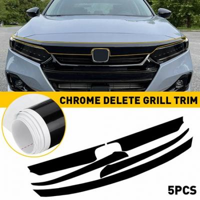 Chromen verwijdering voor overlay Blackout -22 Honda Accord Bovenste grille sierlijst voorzijde H