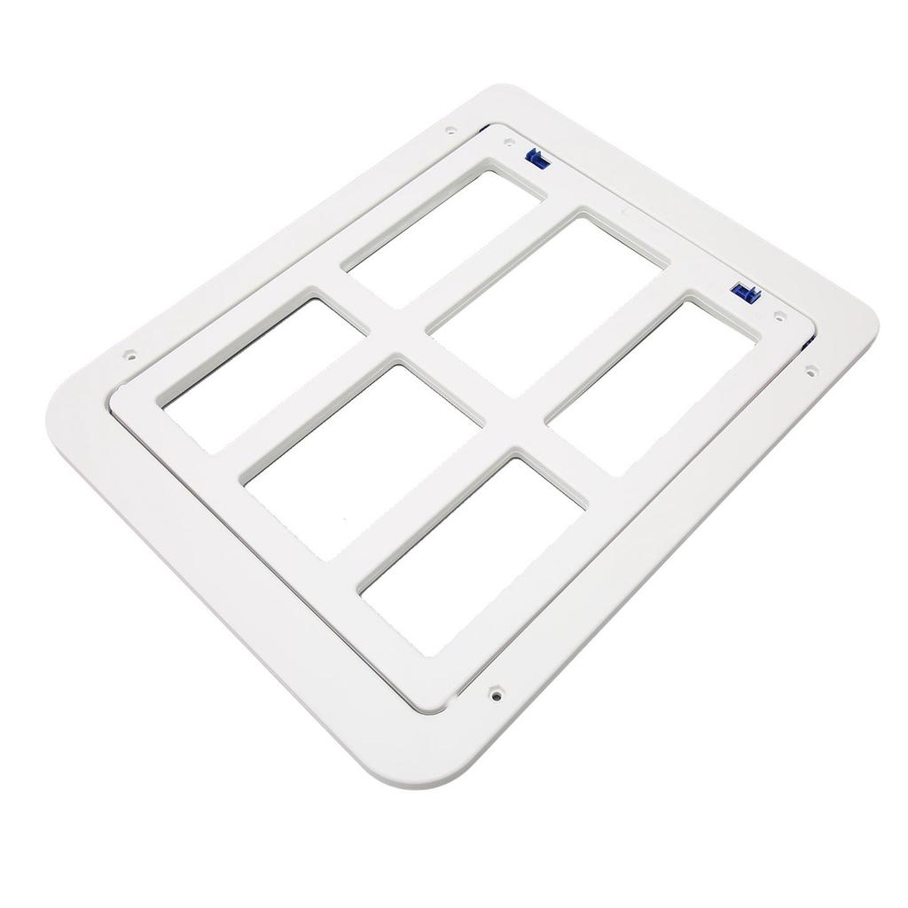 Dog Screen Door Lockable Pet Screen Door Double Magnetic Closure Sturdy Doggie Door for Pet