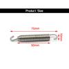 ZS Racing 2/6/10pcs Motorcycle Exhaust System Springs Fully Rotatable Stainless Steel Springs For Exhaust Middle Pipe