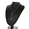 Fashionable Retro Alloy Necklace For Women Geometric Design Multilayer Rhinestone Chain
