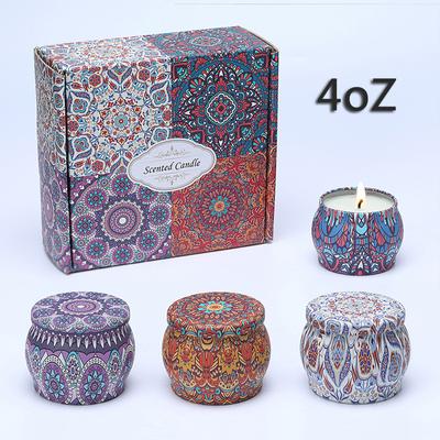 Plant Essential Oil Aromatherapy Candle Lamps, Festive Fragrance Candle Aromatherapy Holiday Souvenir Gift Box, Gift