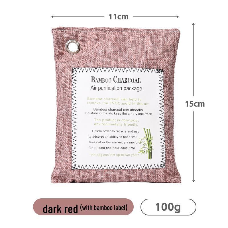 Exclusive Bamboo Charcoal Bag: 200g Activated Carbon for Car Odor and Formaldehyde Removal