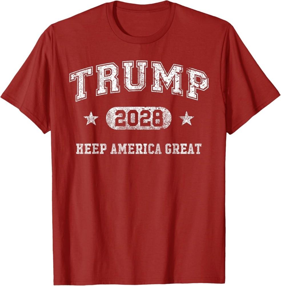 Donald Trump 2028 Shirt Keep America Great Trump 2028 Vintage Unisex T-Shirt
