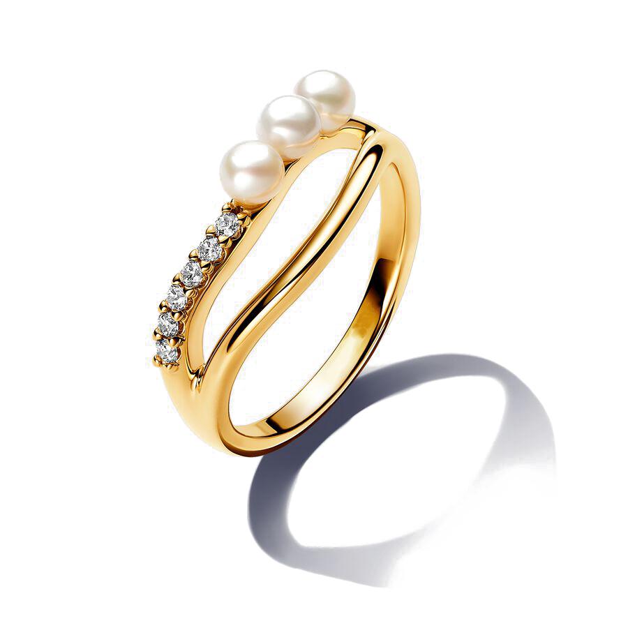 925 Silver Ring Women Elegant Pearl Fashion Jewelry Romantic Valentine's Engagement Party Trendy Gift