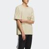 Adidas Originals Trefoil Solid Pocket Crew Neck Casual Short Sleeve T-Shirt Men Tops Beige HM7991