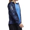 Adidas W Own The Run Hooded Zip Long Sleeve Jacket Women Jacket Navy-Blue DZ2011