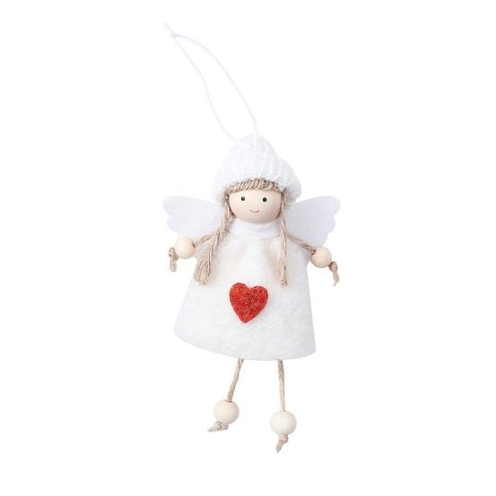 Angel Doll Pendants Plush Ornaments, Christmas Fairy Girl Hanging Pendant for Decorative Garlands Tree Home Decor, Party, New Year, Birthday
