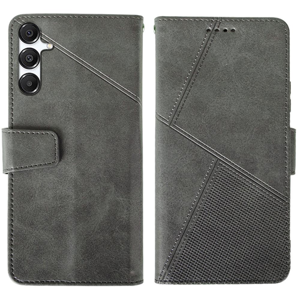 IDEWEI For Samsung Galaxy A16 5G/4G Case Leather Wallet Phone Cover Stand Calf Texture
