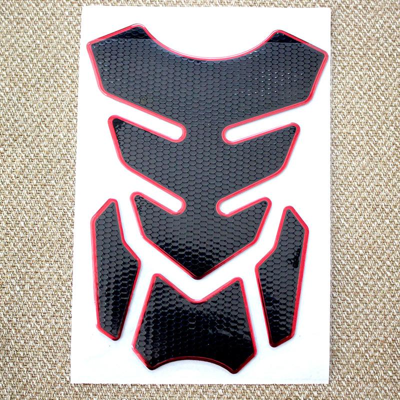 3D Tank Pad Stickers Oil Gas Protector Cover Decoration Motorcycle Accessories For Honda Yamaha Tankpad Fishbone Universal Fit