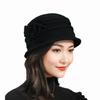 Grandma Bucket Knit Sun Cold Weather Small Knit Senior Stylish New Respect for the Aged Black [XGOPTS] Hat, Hat, Women's Hat, Spring, Autumn, Winter,