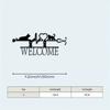 Vintage Metal Wall Art Vet Clinic Sign Heartbeat Cat Dog Welcome Plaque Rustproof Durable Gift